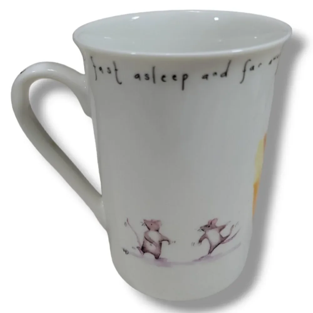 Vintage Mug Kent Pottery Mug Coffee Mug Tea Cup Cat Is Napping, Mice Will Play